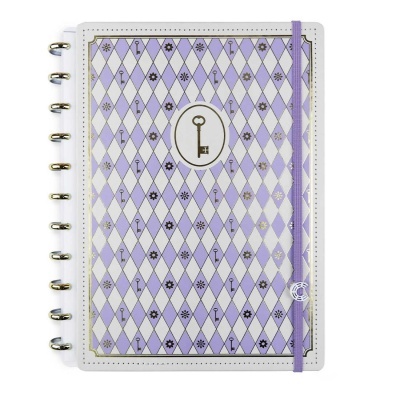 Caderno Inteligente A4 Purple Key by Isabela Akkiri