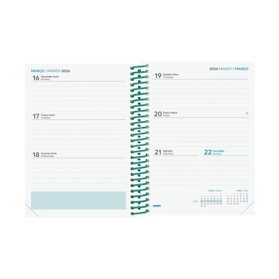 Agenda Escolar Semanal Diva 2025/2026 - Colors Agenda Escolar Semanal Diva 2025/2026 - Colors