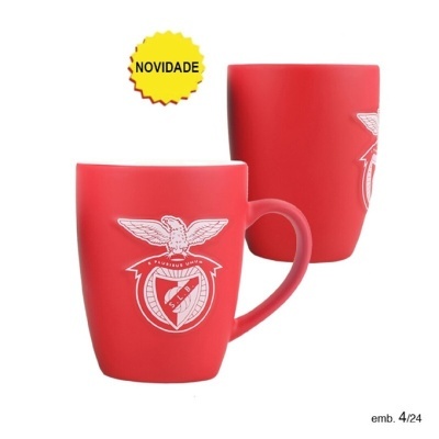 Caneca Veludo c/relevo Benfica