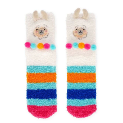 Meias Antiderrapantes Legami "It's a Match!"'– Llama