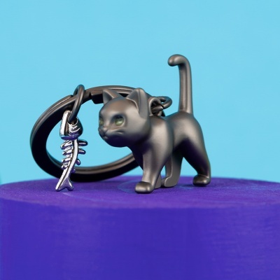 Porta chaves Metalmorphose - MTM339-01 - Gato Preto