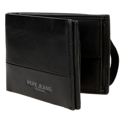 Carteira Pepe Jeans Ithaca Negro com elástico