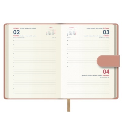 Agenda Dohe Diária - Pretty – 12,5 x 18 cm. – Rosa