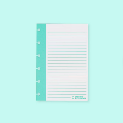 Folhas Pautadas Vertical - Caderno Inteligente