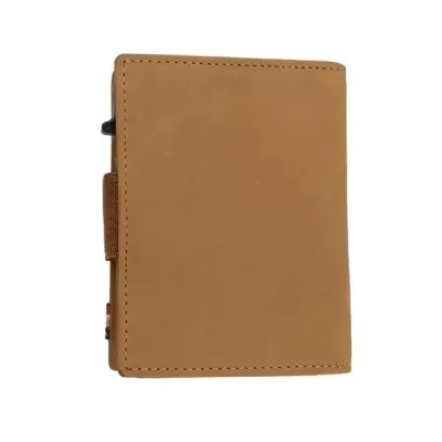 Porta Cartões Garzini Camel Brown
