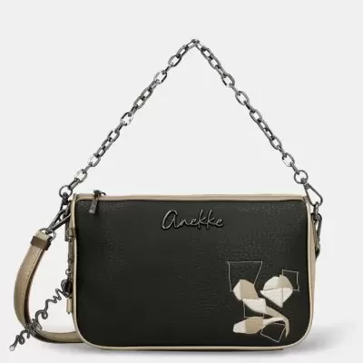 Mala de Ombro/Tiracolo Anekke Essentials Preto