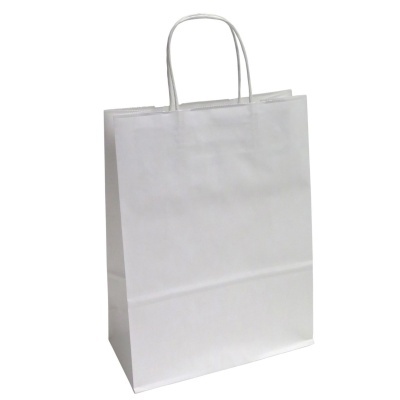 Saco de Papel Asa Torcida 35 - Branco