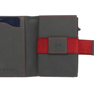 Porta Cartões Garzini Carbon Red