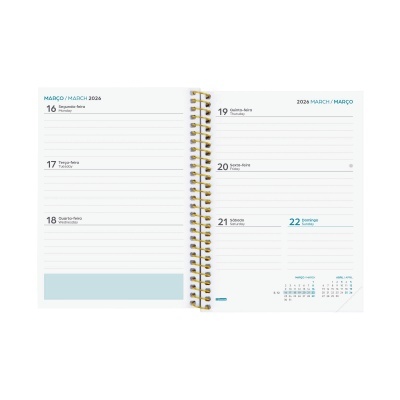 Agenda Escolar Semanal Diva 2025/2026 - Tropical Agenda Escolar Semanal Diva 2025/2026 - Tropical