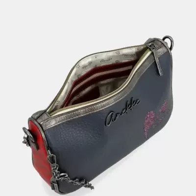 Mala de Ombro/Tiracolo Anekke Essentials Azul Marinho