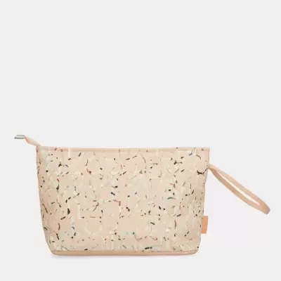 Saco de Praia Grande Estampada Rosa Anekke