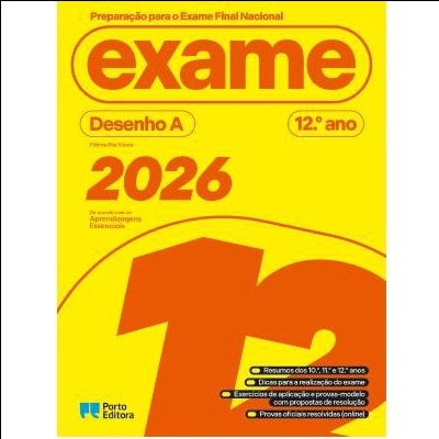 Preparação para o Exame Final Nacional 2026 - Desenho A - 12.º ano