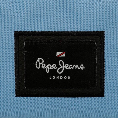 Mochila Pepe Jeans Aris + Estojo Azul Céu