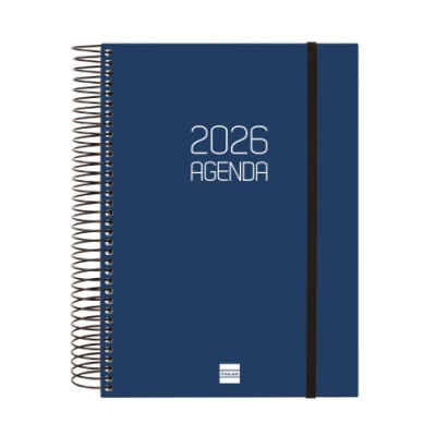 Agenda Finocam 2026 Diária Beta Azul