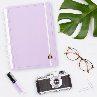 Caderno A5 Lilás Pastel - Caderno Inteligente