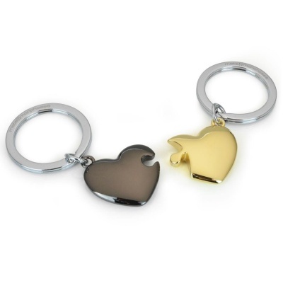 Porta chaves Duplo Metalmorphose - MTM306-01 - Dois Corações