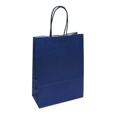 Saco de Papel Asa Torcida 188 - Azul