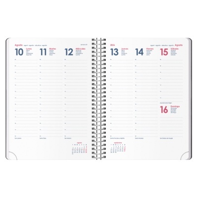 Agenda Dohe Semanal - Syncro – 15 x 21 cm – Preto