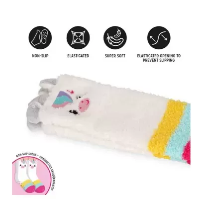 Meias Antiderrapantes Legami "It's a Match!"'– Unicórnio