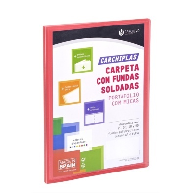 Portfolio com 20 Micas e Capa Personalizável Carchivo