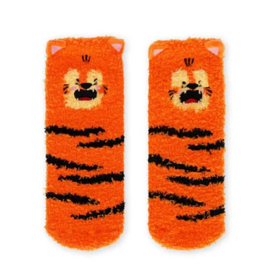 Meias Antiderrapantes Legami "It's a Match!"'– Tigre