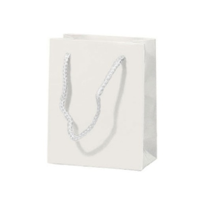 Saco de Papel Asa Cordão Lux 210g Pérola