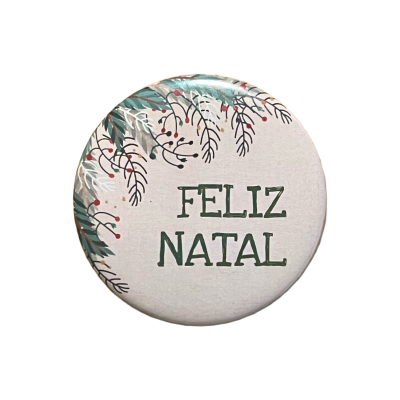 Iman Oval Natal " FELIZ NATAL "