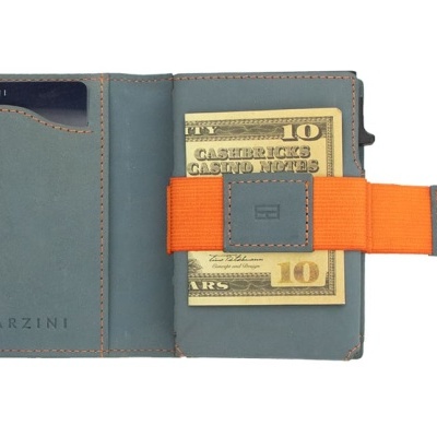 Porta Cartões Garzini Blue Orange
