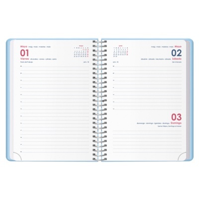 Agenda Dohe Diária - Gloss – 12,5 x 18 cm – Azul