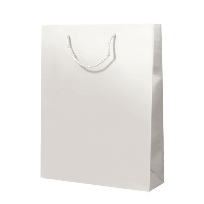 Saco de Papel Asa Cordão Lux 210g Pérola