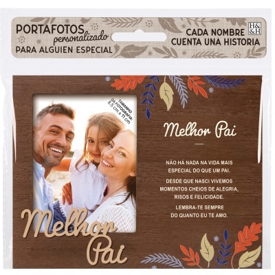 Moldura Personalizada "Melhor Pai"