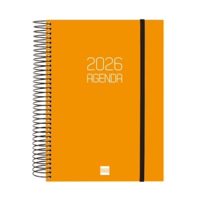 Agenda Finocam 2026 Diária Beta Laranja