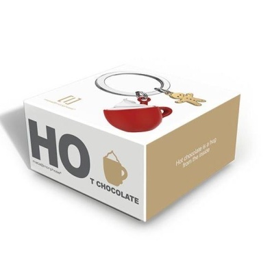 Porta chaves Metalmorphose - MTM152-01 - Copo de leite achocolatado com pão de gengibre