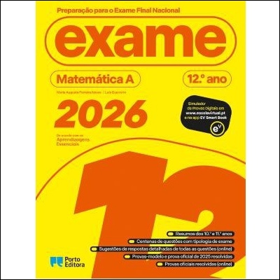 Preparação para o Exame Final Nacional 2026 - Matemática A - 12.º ano