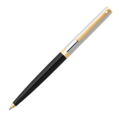 Esferográfica Sheaffer Sagaris - Gloss Black & Bright Chrome 9475
