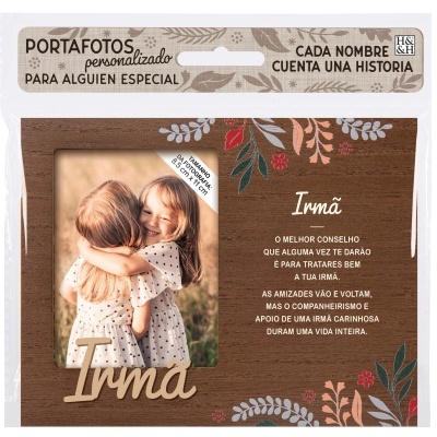 Moldura Personalizada "Irmã"