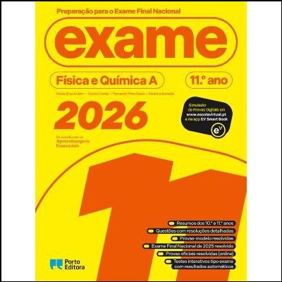 Preparação para o Exame Final Nacional 2026 - Física e Química A - 11.º ano
