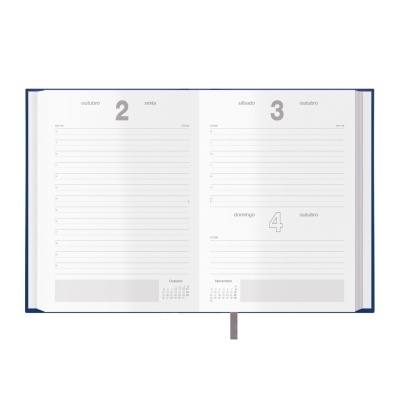 Agenda Dohe Diária - Estoril – 14 x 20 cm. – Azul