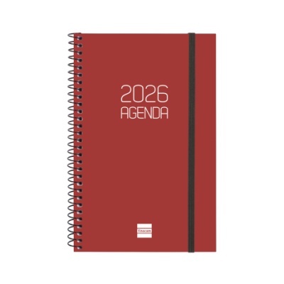 Agenda Finocam 2026 Semanal Beta Vermelho