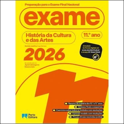 Preparação para o Exame Final Nacional 2026 - História da Cultura e das Artes - 11.º ano