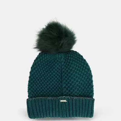 Gorro De Malha Verde Anekke