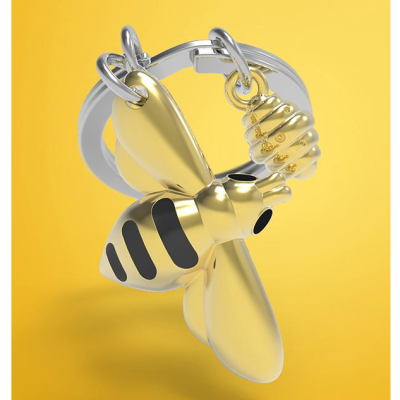 Porta chaves Metalmorphose - MTM276-01 - Abelha e Pote de Mel