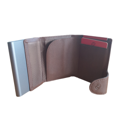 Porta Cartões C-Secure 1703XL Castanho
