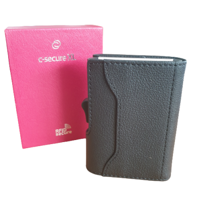Porta Cartões C-Secure 1707XL Preto