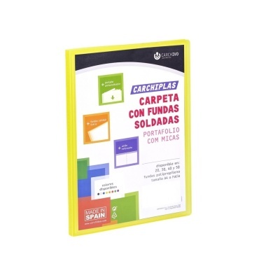 Portfolio com 20 Micas e Capa Personalizável Carchivo