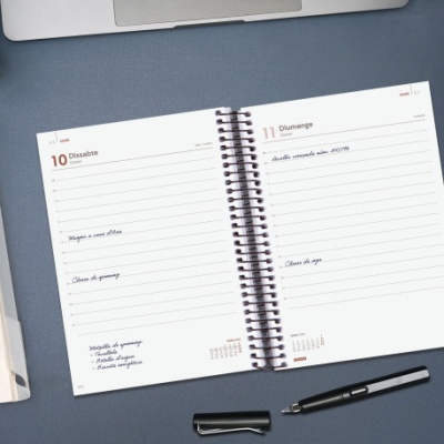 Agenda Finocam 2026 Diária Beta Preto