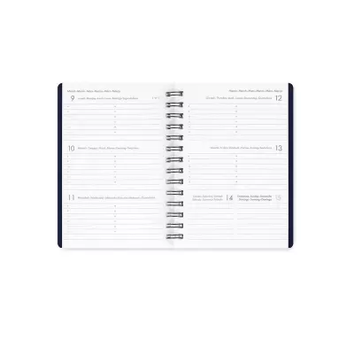 Agenda Legami Small Espiral 12 Meses Diários -Stars