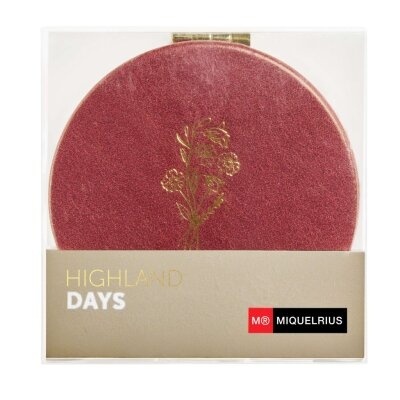 Espelho de Bolso Miquelrius Highland Days 80x80mm Red MR13378