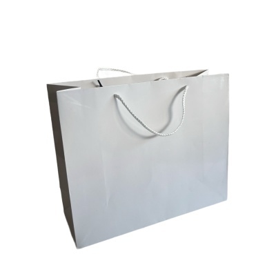 Saco de Papel Asa Cordão Lux 210g Pérola