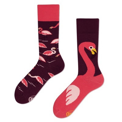 MEIAS MANY MORNINGS - Pink Flamingo